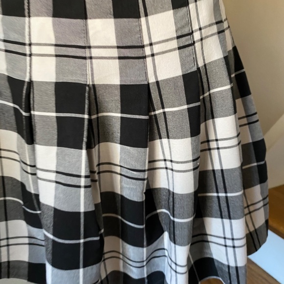 LOVE TREE Black & White Plaid Pleated Tennis Skirt XL - Picture 9 of 10